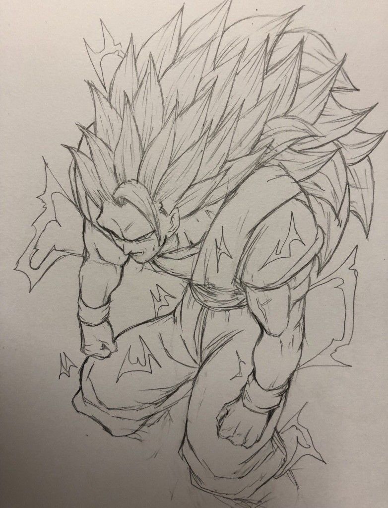 782x1023 clone goku drawings idea dragon ball, goku, dragon ball z - Goku Ssj3 Drawing
