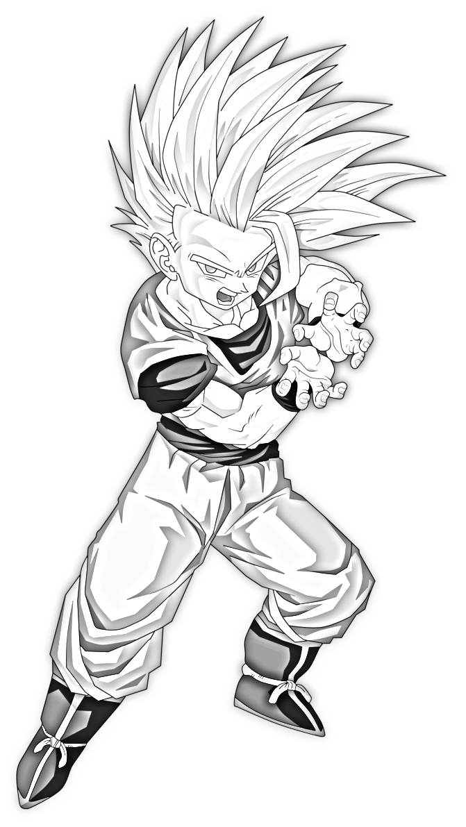 Goku Super Saiyan 2 Drawing At Paintingvalleycom Explore