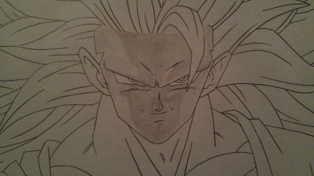 1024x576 How To Draw Goku Super Saiyan Part - Goku Super Saiyan 3 Drawing