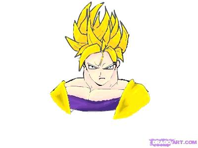 400x300 How To Draw Goku As Well As How To Draw From Step To Create - Goku Super Saiyan Drawing