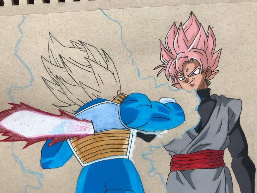 Goku Vs Vegeta Drawing At Explore Collection Of