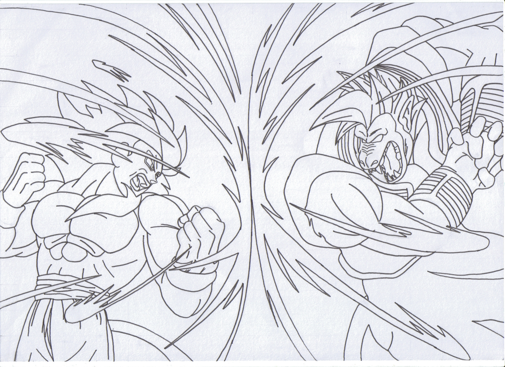 Dibujos De Goku Vs Black Para Colorear Goku Black Para Dibujargoku