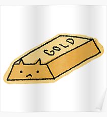 210x230 gold bar drawing posters redbubble - Gold Bar Drawing