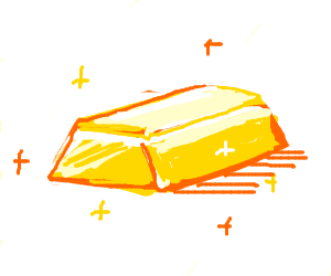 300x250 gold bar drawing - Gold Bar Drawing