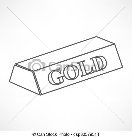 450x470 gold bar drawing jewelry - Gold Bar Drawing