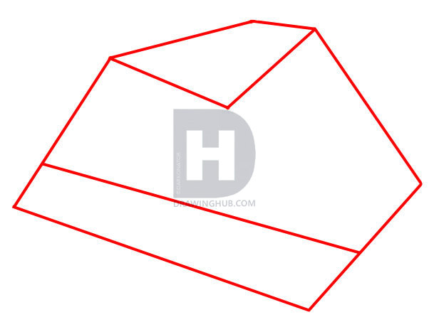 609x460 how to draw gold, step - Gold Bar Drawing