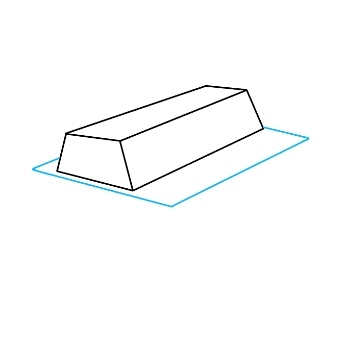 680x678 how to draw gold - Gold Bar Drawing