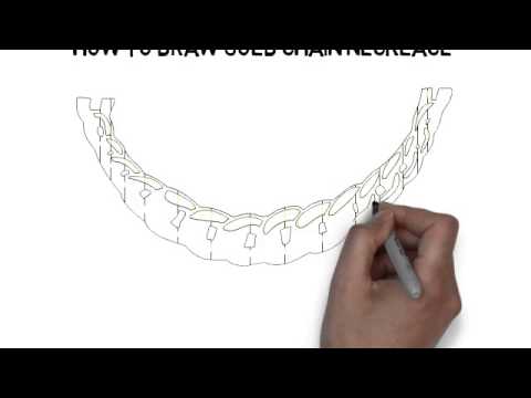 480x360 How To Draw Gold Chain Necklace - Gold Chain Drawing