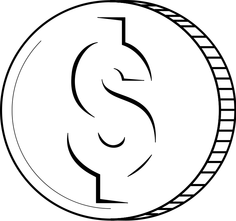 800x748 Coins Drawing Vector For Free Download - Gold Coin Drawing