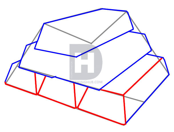 609x460 How To Draw Gold, Step - Gold Drawing