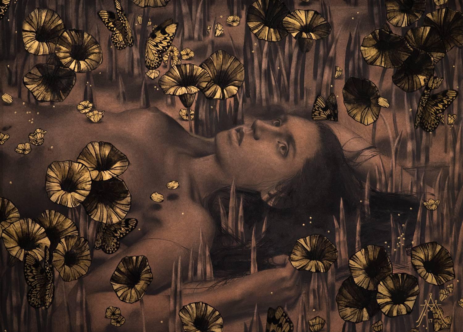 1500x1076 alessandra maria - Gold Leaf Drawing