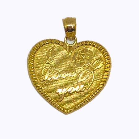 450x450 heart written love drawing flower pendant yellow - Gold Medal Drawing