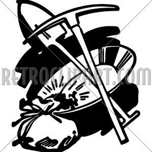 300x300 gold miner's gear - Gold Mine Drawing