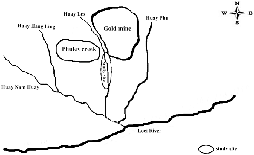 850x518 the gold mine area note the location of the sampling collection - Gold Mine Drawing