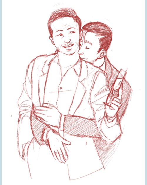 500x632  - Gold Panning Drawing