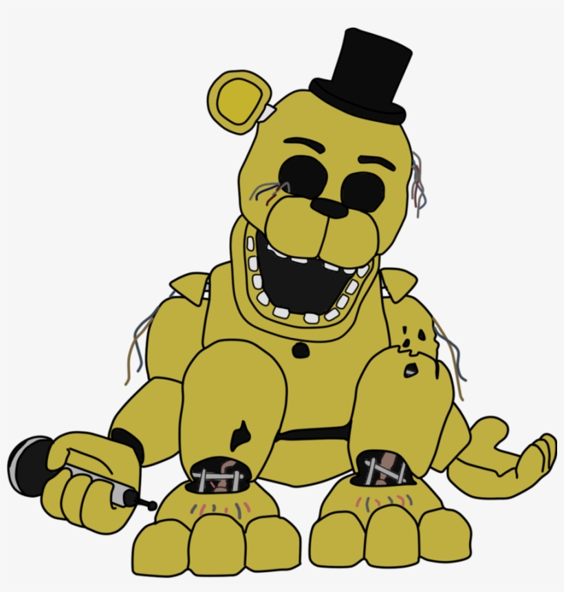 820x860 Golden Freddy Drawing At Getdrawings - Golden Freddy Drawing