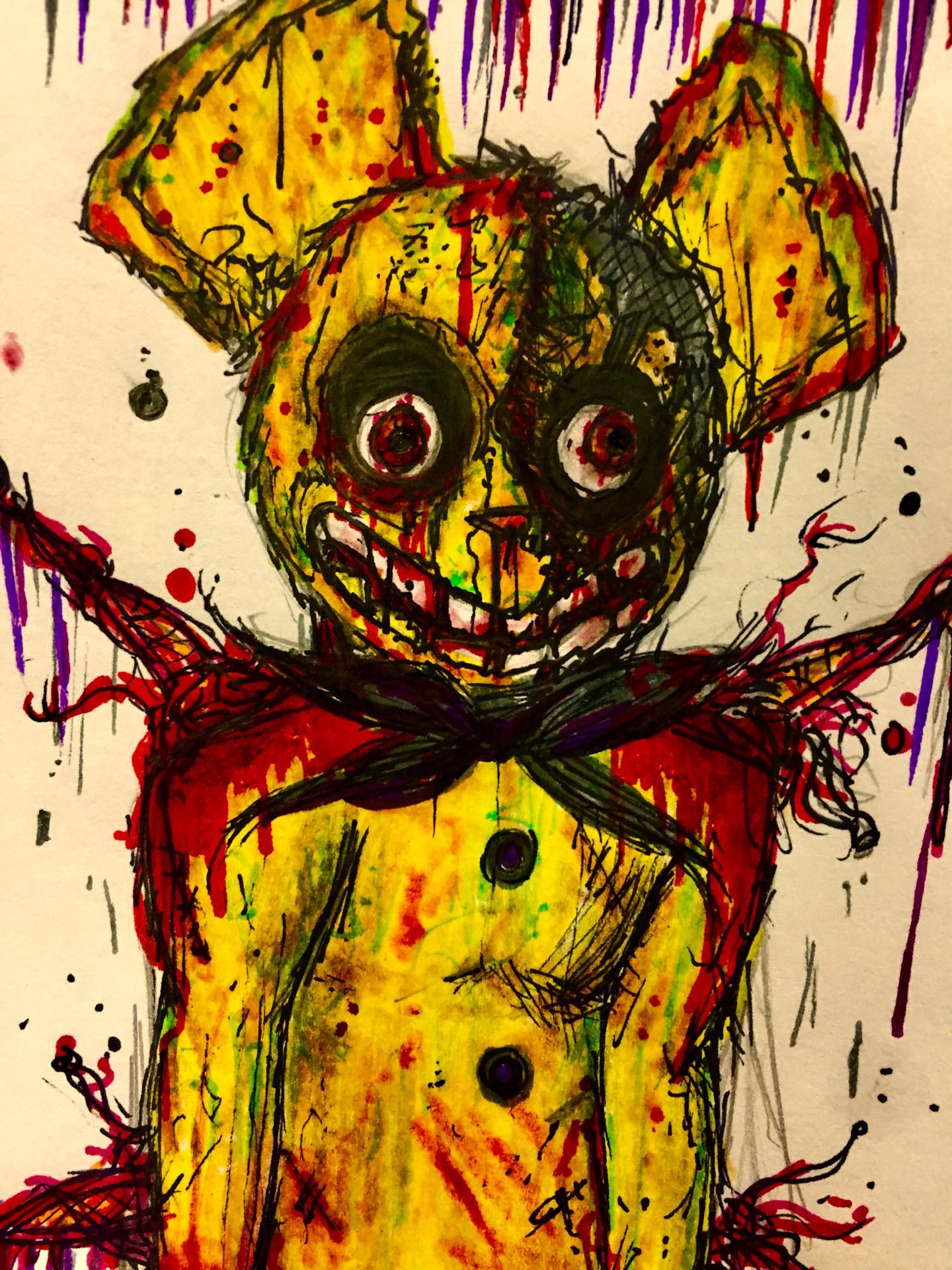 1440x1920 am i not real enough - Golden Freddy Drawing