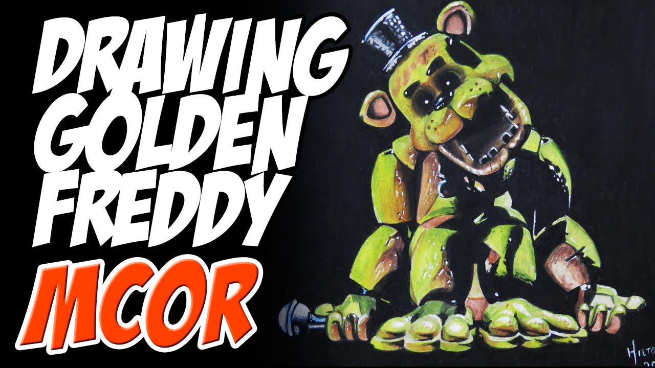 1280x720 drawing the golden freddy - Golden Freddy Drawing