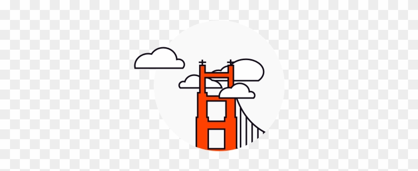 840x344 golden gate bridge cartoon - Golden Gate Bridge Cartoon Drawing