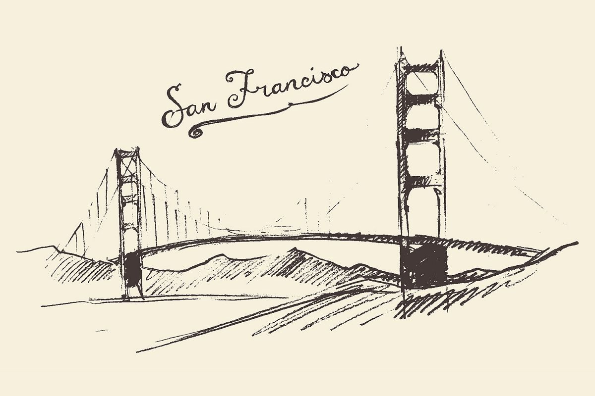 1200x800 golden gate bridge in san francisco - Golden Gate Bridge Cartoon Drawing