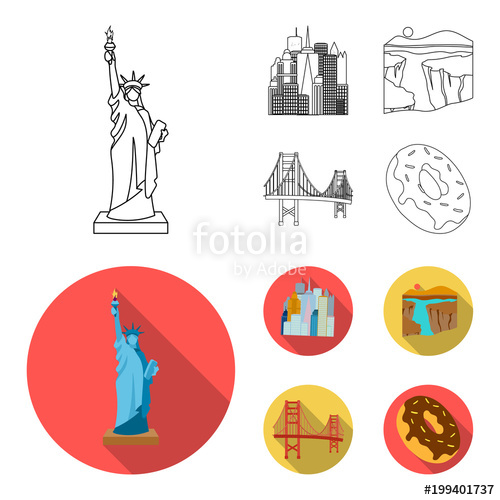 500x500 a megacity, a grand canyon, a golden gate bridge,donut - Golden Gate Bridge Cartoon Drawing