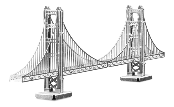 600x370 Metal Earth Architecture - Golden Gate Bridge Drawing