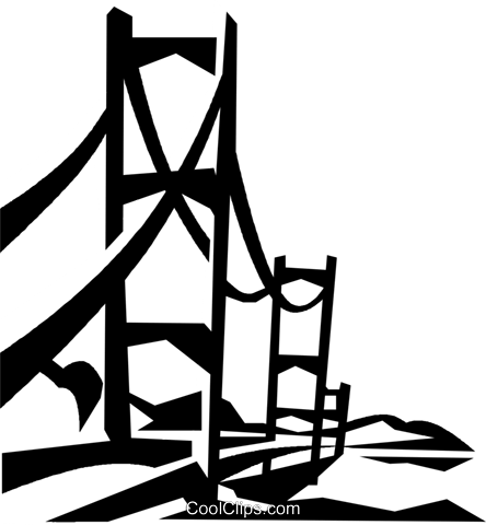 444x480 bridge clipart sketch for free download and use in presentations - Golden Gate Bridge Drawing Clip Art