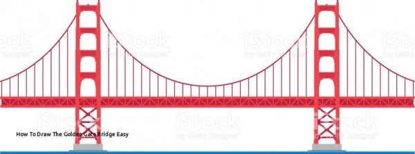Golden Gate Bridge Drawing Step By Step at PaintingValley.com | Explore