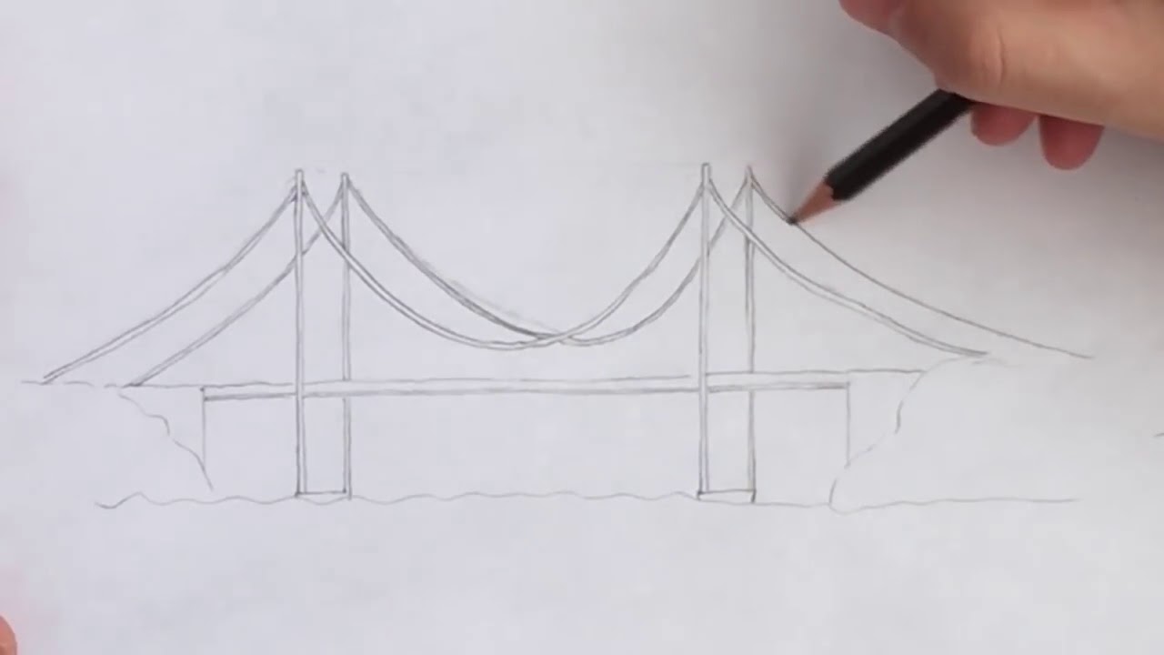 How To Draw A Gate Easy