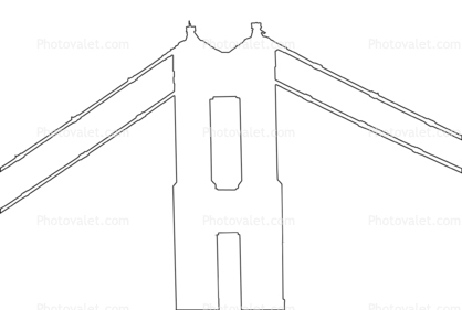 418x281 Golden Gate Bridge Line Drawing Pics Download - Golden Gate Bridge Line Drawing