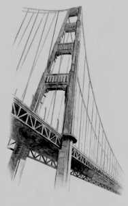 188x301 Golden Gate Bridge Coloring - Golden Gate Drawing