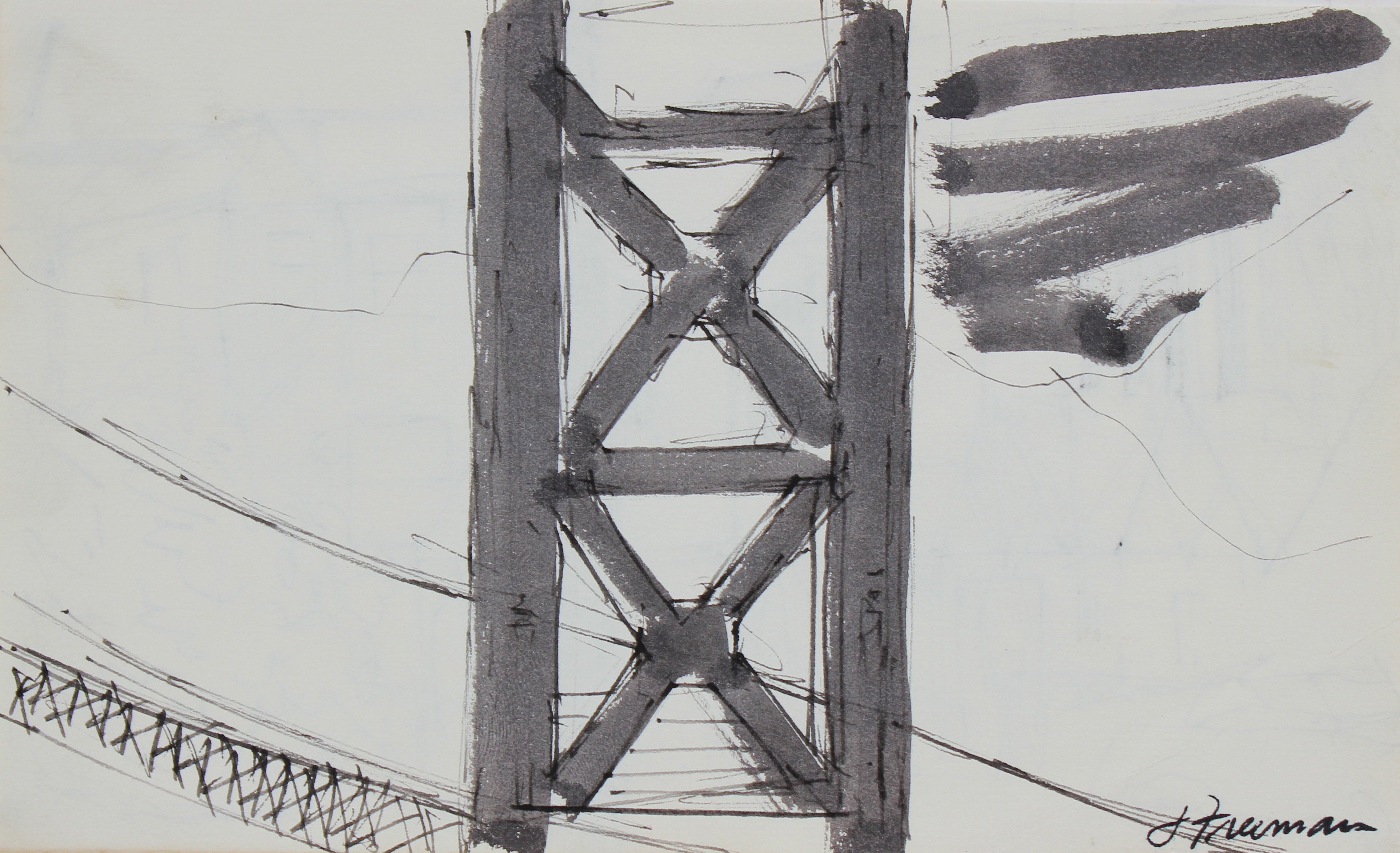 3863x2355 Jack Freeman - Golden Gate Drawing