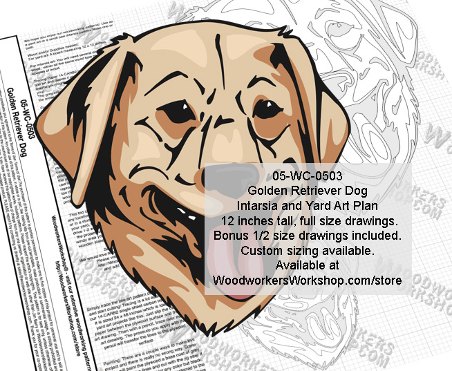 654x537 golden retriever dog intarsia and yard art scrollsaw pattern - Golden Retriever Line Drawing