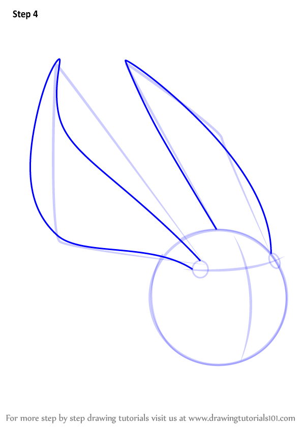 598x844 learn how to draw golden snitch from harry potter - Golden Snitch Drawing