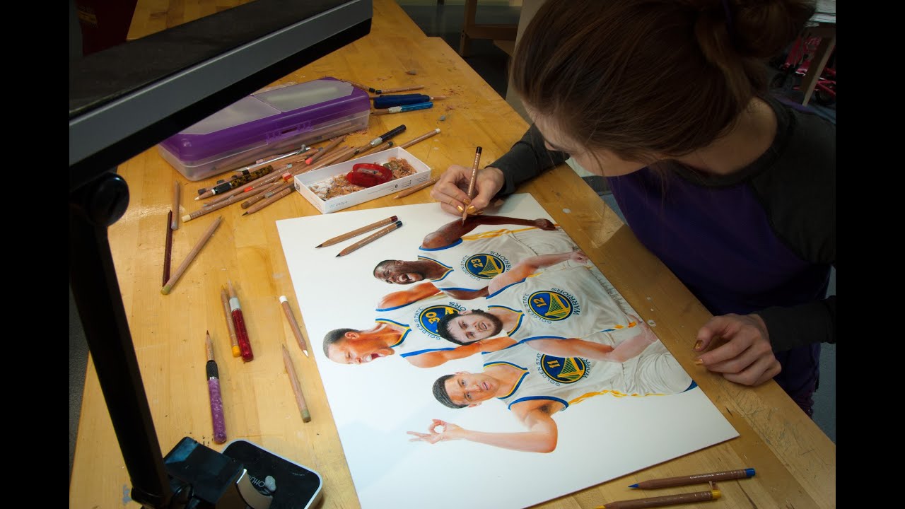 1280x720 The Golden State Warriors - Golden State Warriors Drawing