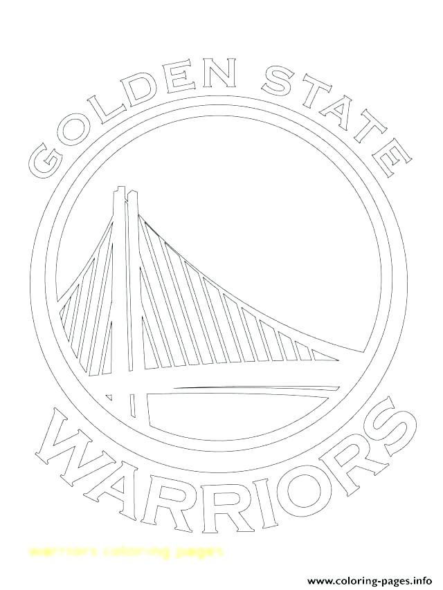 640x853 coloring golden state warriors colouring - Golden State Warriors Logo Drawing