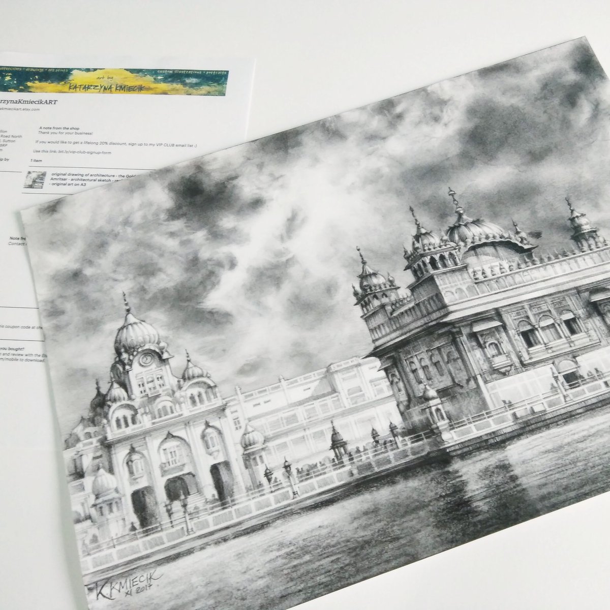 Golden Temple Drawing at PaintingValley.com | Explore collection of