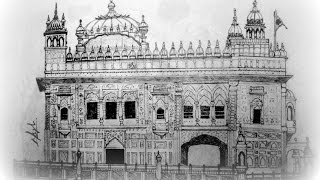 320x180 Making Of The Sketch - Golden Temple Drawing