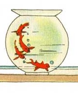158x188 goldfish bowl drawing free vintage art - Goldfish Bowl Drawing