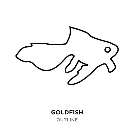 450x450 goldfish bowl outline free coloring pages portfolio stock photos - Goldfish Bowl Drawing