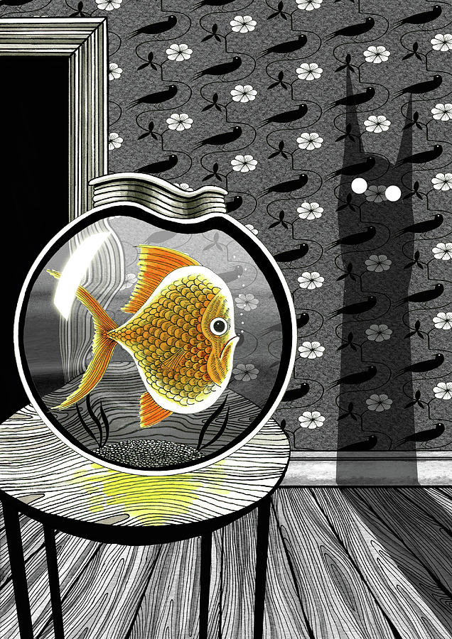 636x900 the haunted goldfish bowl drawing - Goldfish Bowl Drawing
