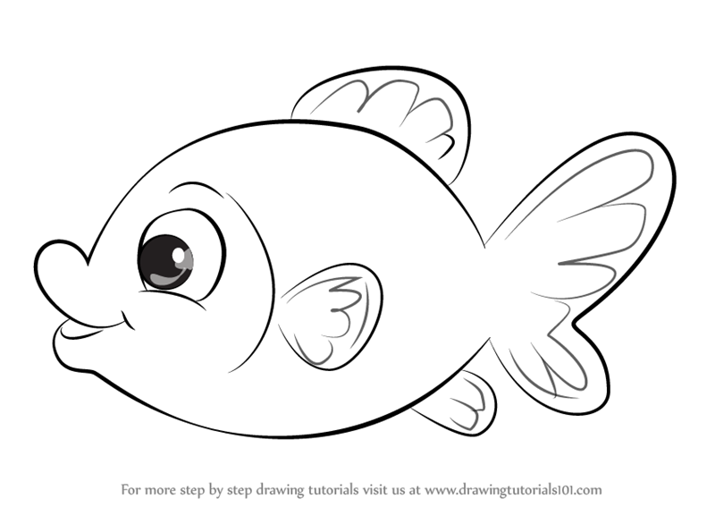 800x567 learn how to draw goldfish easy - Goldfish Drawing