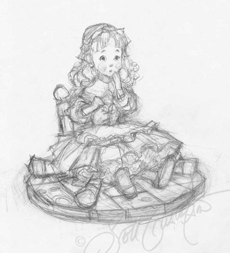 459x506 goldilocks and the broken chair - Goldilocks Drawing