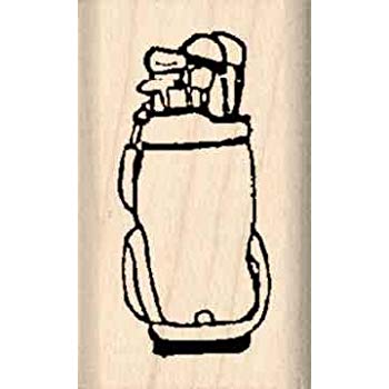 350x350 Stamps - Golf Bag Drawing