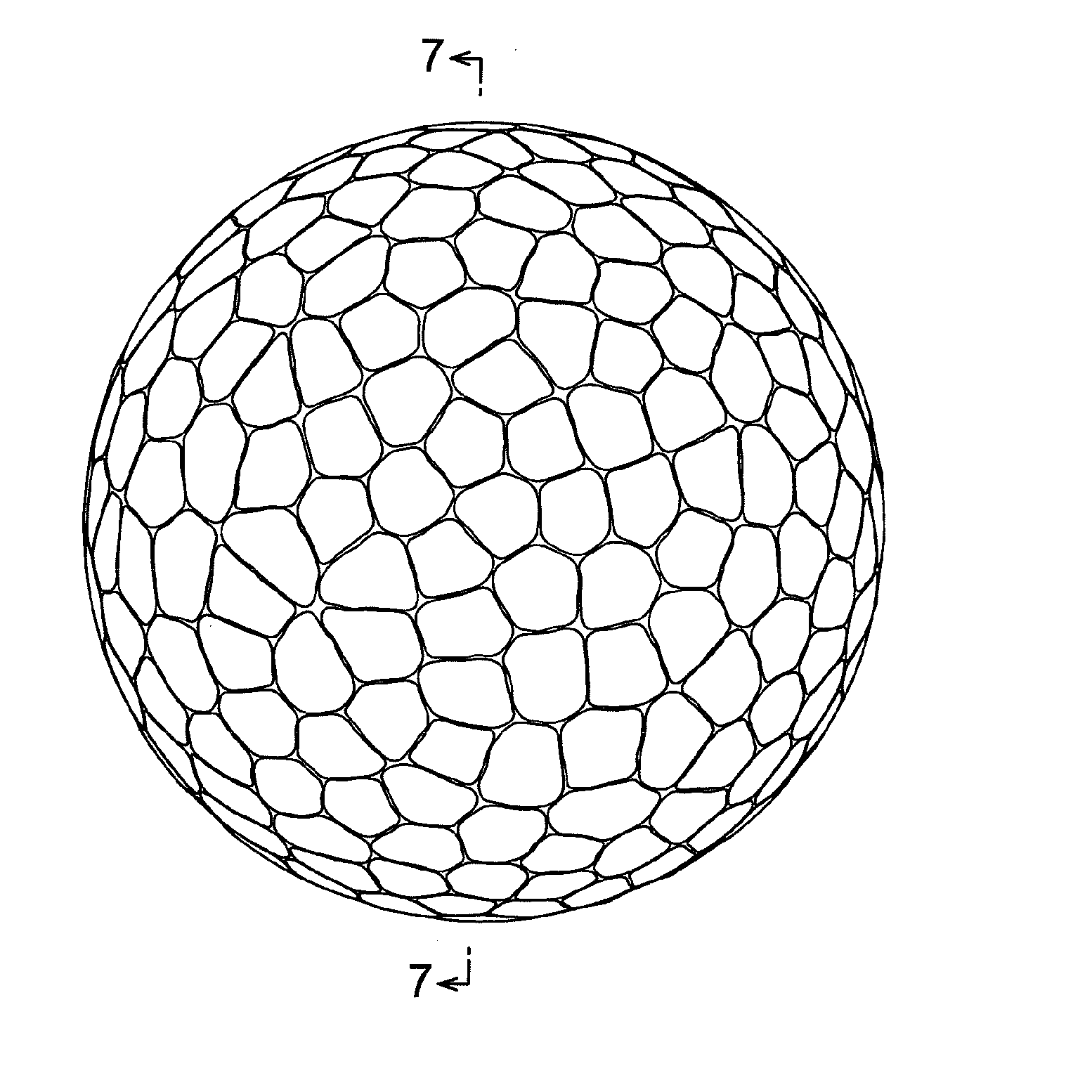 1554x1554 Patent - Golf Ball Drawing