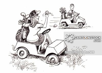 400x288 roadside rescue cartoons and comics - Golf Cart Cartoon Drawing