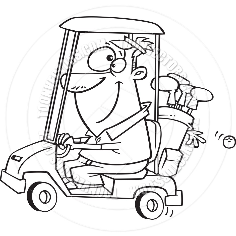 940x940 Golf Cart Cartoon Pictures - Golf Cart Cartoon Drawing