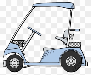 320x264 golf cart back view - Golf Cart Cartoon Drawing