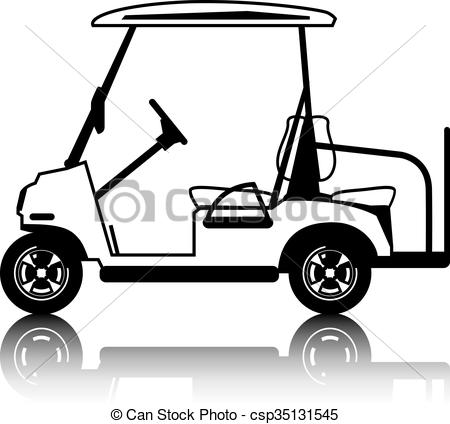 Golf Cart Drawing at PaintingValley.com | Explore collection of Golf