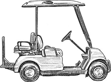 382x284 Why Are Hong Kong Golfers Teed Off They Need A License To Drive - Golf Cart Drawing